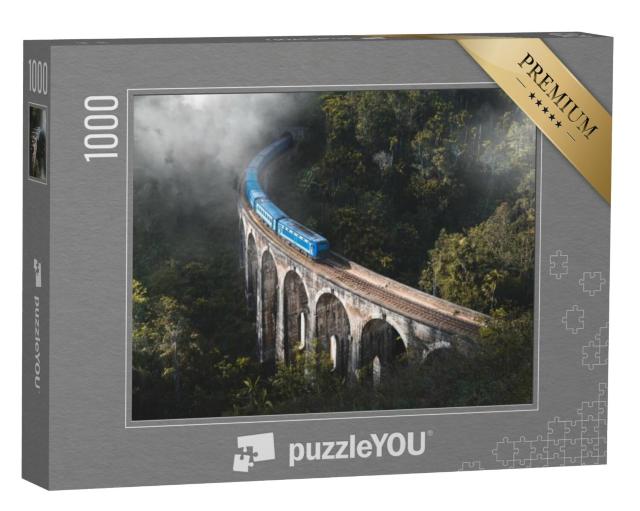 Puzzel 1000 stukjes „Adembenemende brug met negen bogen, Demodara, Sri Lanka“