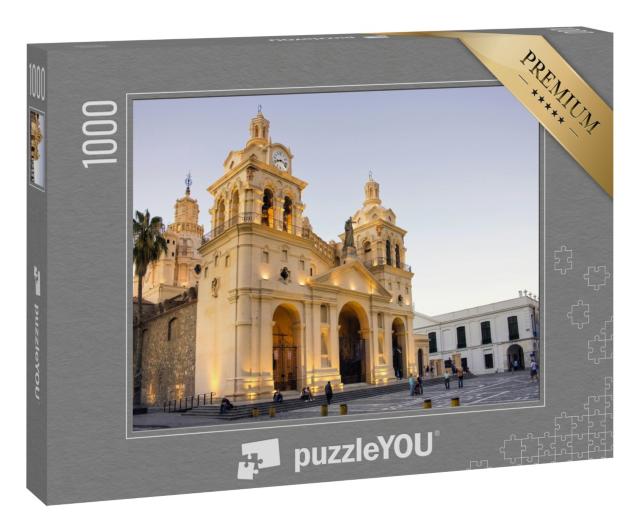 Puzzle 1000 Teile „Catedral y Cabildo de Cordoba, Argentinien“