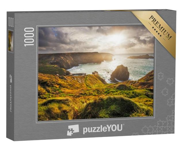 Puzzel 1000 stukjes „Wilde natuur bij Mullion Cove, Cornwall, Engeland“