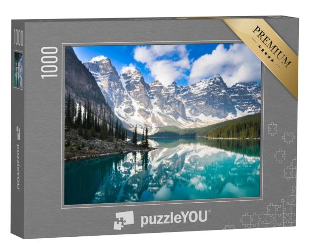 Puzzel 1000 stukjes „Moraine Lake, Rocky Mountains, Canada“