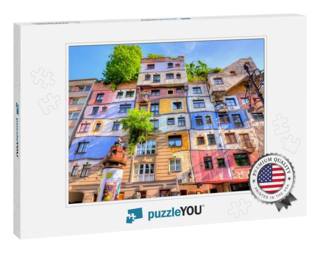 Hundertwasser House in Vienna, Austria... Jigsaw Puzzle