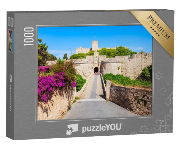 Puzzel 1000 stukjes „Oude stad van Rhodos, Griekenland“