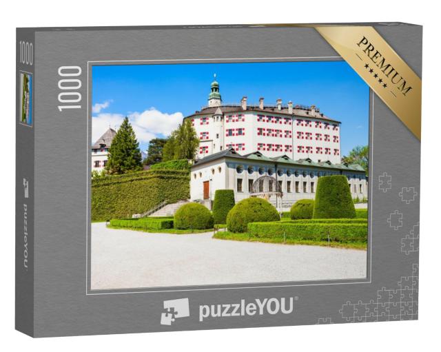 Puzzel 1000 stukjes „Kasteel Ambras Innsbruck, Tirol, Oostenrijk“