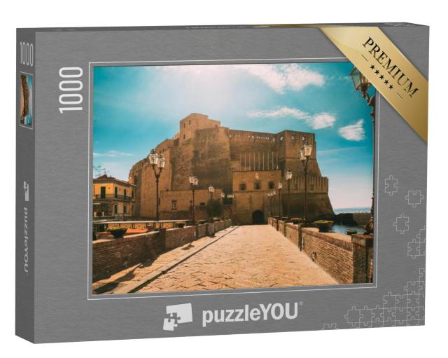 Puzzel 1000 stukjes „Castel Dell'ovo, Kasteel van Napels, Italië“