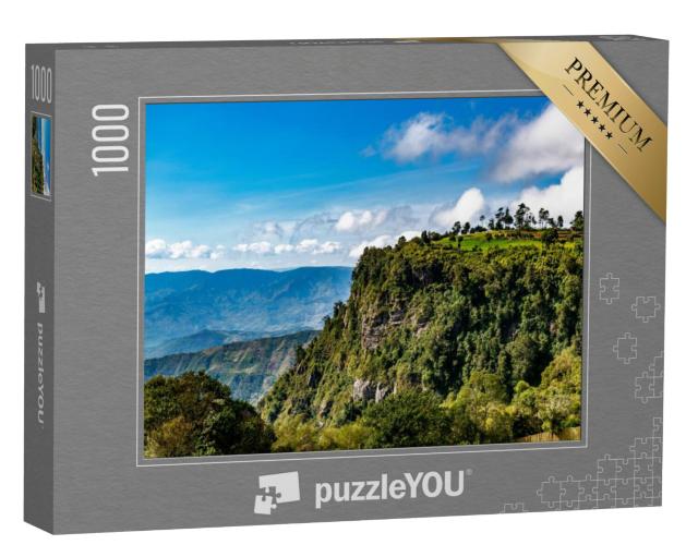 Puzzel 1000 stukjes „Bergen van de Grote Riftvallei in Kenia, Afrika“