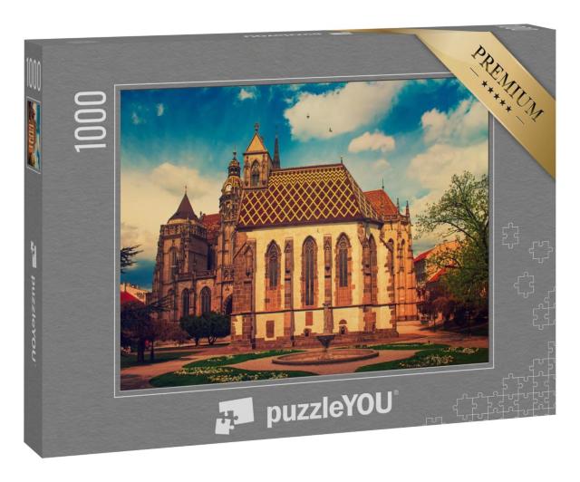 Puzzle 1000 Teile „St. Elisabeth Kathedrale der Stadt Kosice, Slowakei“