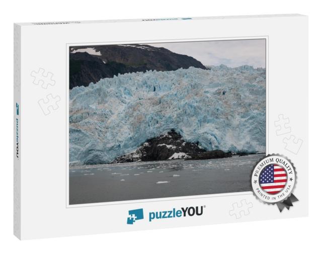 View from a Glacier Tour Boat in Kenai Fjords National Pa... Jigsaw Puzzle