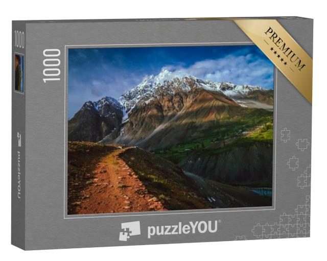 Puzzel 1000 stukjes „Fascinerend berglandschap bij de Shandur Pass, Pakistan“