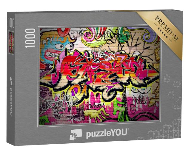 Puzzel 1000 stukjes „Graffiti als stedelijke kunst“