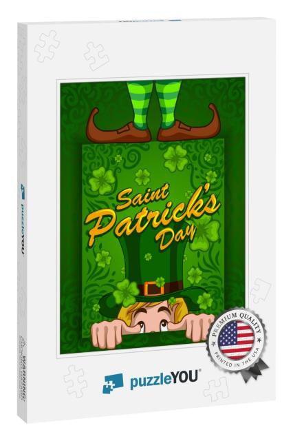 Greeting Template for Saint Patrick's Day Celebrate... Jigsaw Puzzle