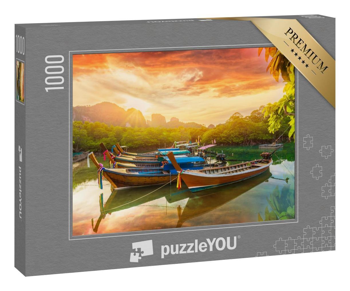 Puzzle 1000 Teile „Phi Phi Insel bei Sonnenuntergang, Thailand“