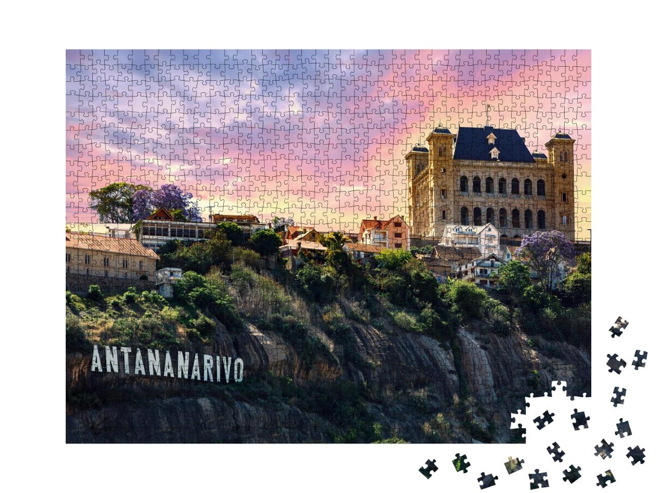 Puzzle 1000 Teile „Königliche Palastanlage von Antananarivo, Madagaskar“