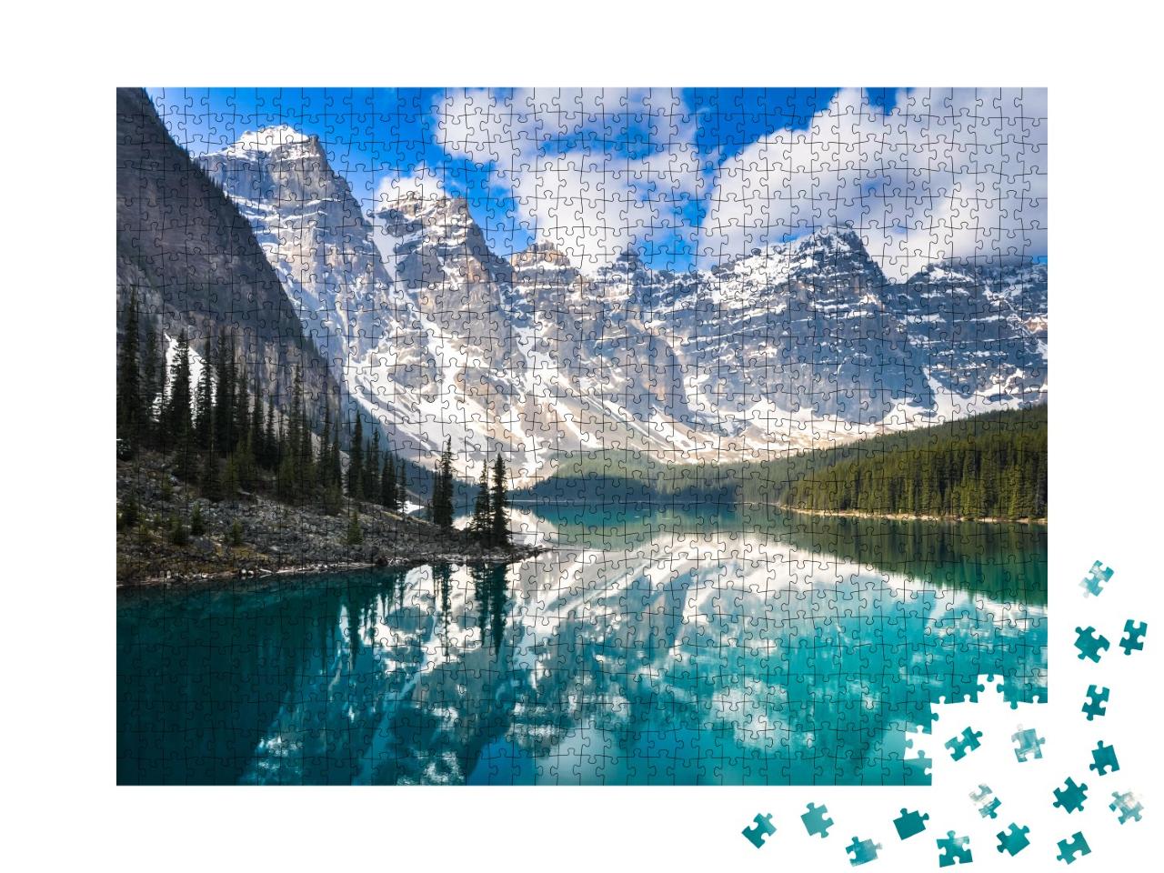 Puzzle 1000 Teile „Moraine Lake, Rocky Mountains, Kanada“