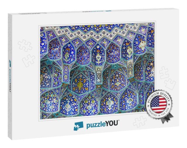 Details of Sheikh Lotfollah Mosque in Isfahan, Iran... Jigsaw Puzzle