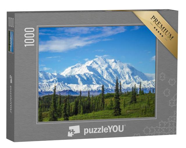 Puzzel 1000 stukjes „Ochtendopname van Mount Denali“