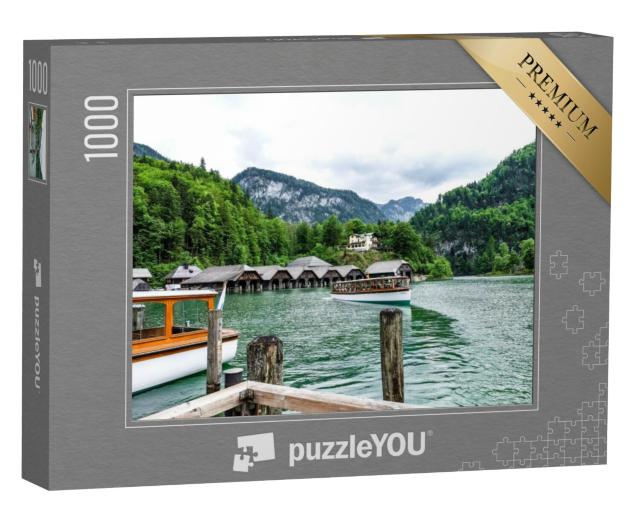 Puzzel 1000 stukjes „De Königssee, smaragdgroen juweel in het nationale park Berchtesgaden“