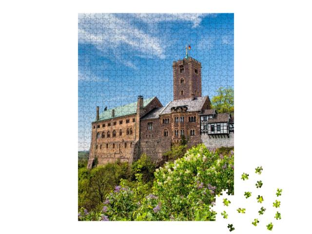 Puzzle 1000 Teile „Sehenswürdigkeit: Wartburg in Eisenach, Deutschland“