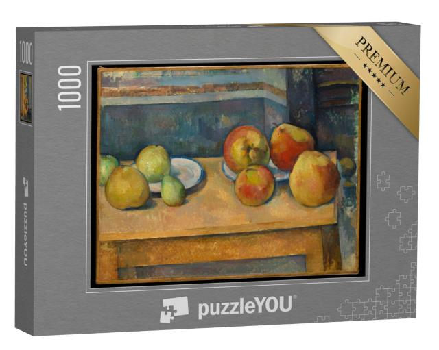 Puzzel 1000 stukjes „Paul Cézanne - Stilleven met appels en peren“