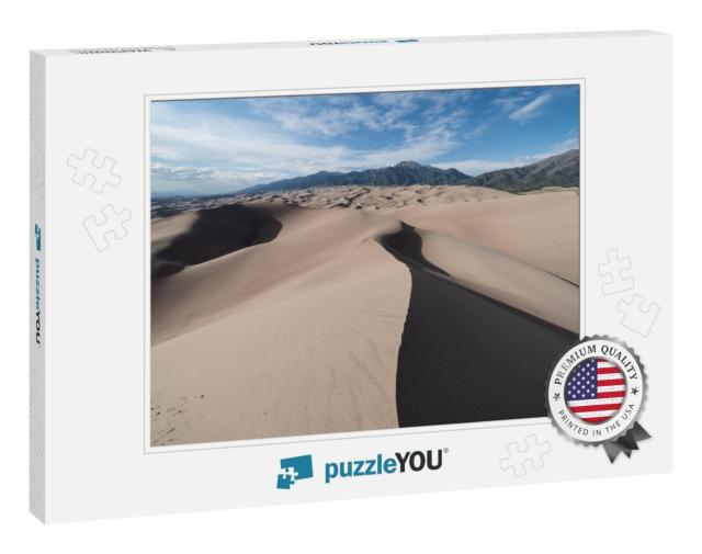 Great Sand Dunes National Park, Alamosa, Colorado, Usa... Jigsaw Puzzle