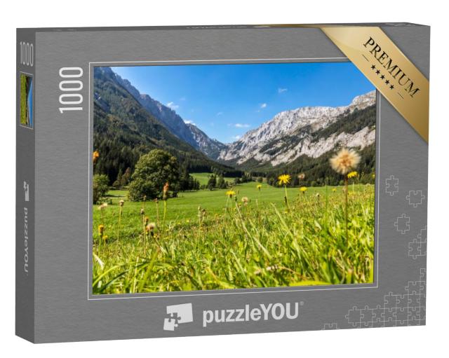 Puzzel 1000 stukjes „Hochschwab gebergte met Aflenzer Staritzen piek“