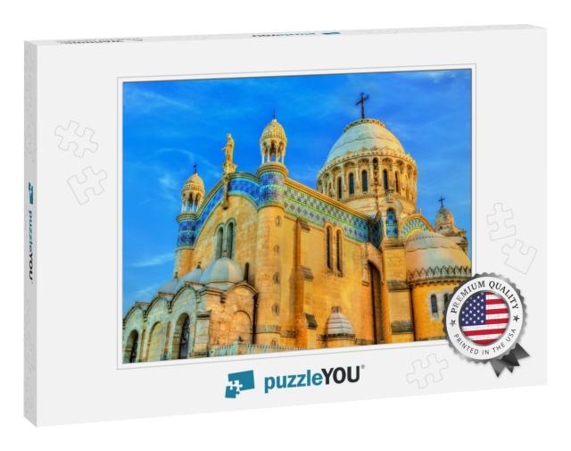 The Our Lady of Africa Basilica in Algiers, Algeria... Jigsaw Puzzle