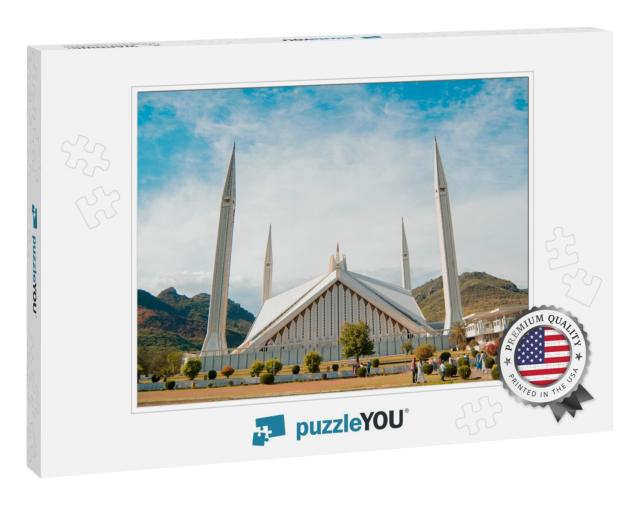 Faisal Mosque Islamabad... Jigsaw Puzzle