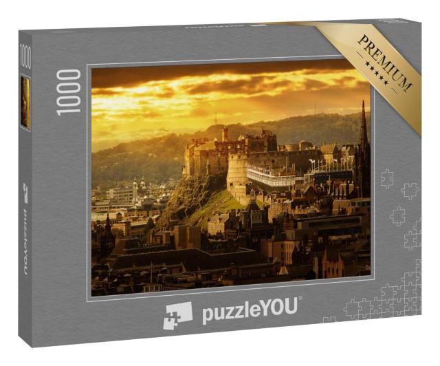 Puzzle 1000 Teile „Verzaubertes Edinburgh Castle, Schottland“