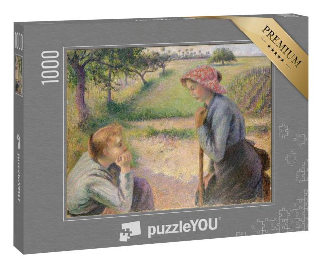 Puzzle 1000 Teile „Camille Pissarro - Zwei junge Bäuerinnen“