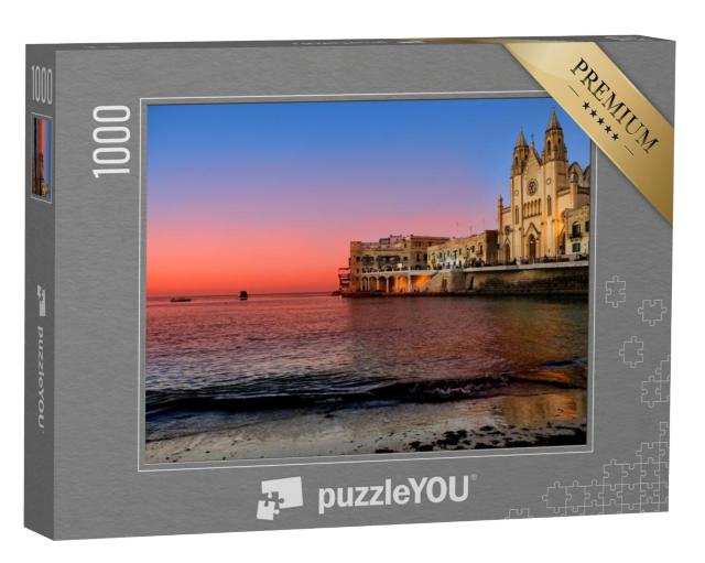 Puzzel 1000 stukjes „St Julianabaai in Malta“