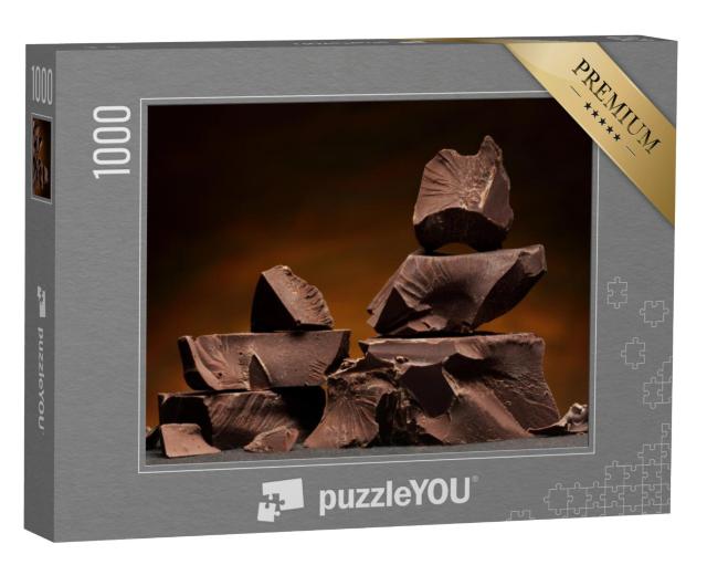 Puzzel 1000 stukjes „Stukjes pure chocolade“