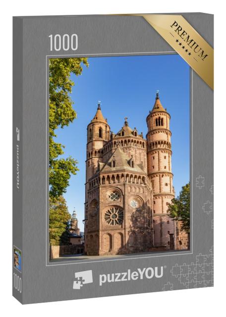 Puzzle 1000 Teile „Historischer Dom zu Worms, Deutschland“