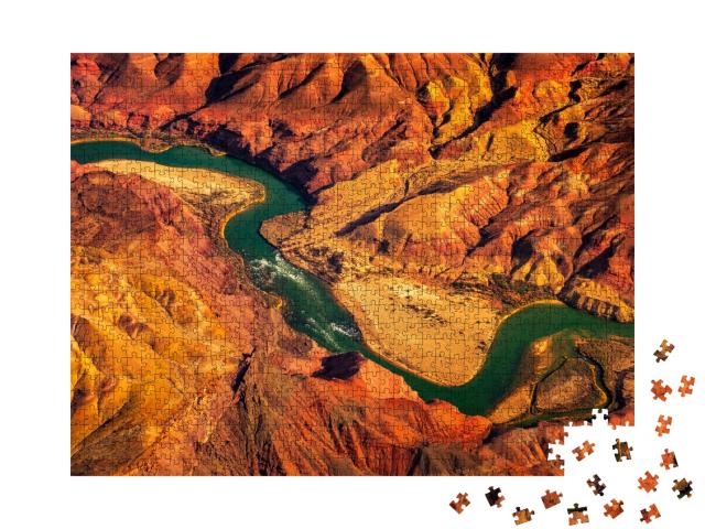 Puzzle 1000 Teile „Colorado-Flusses im Grand Canyon, Arizona, USA“