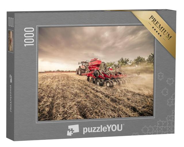 Puzzel 1000 stukjes „Zaaien direct na de oogst“