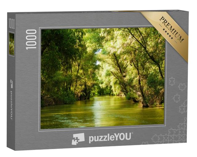 Puzzel 1000 stukjes „Uitzicht vanaf de Donaudelta“