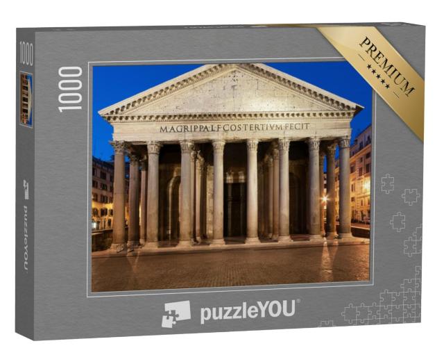 Puzzel 1000 stukjes „Pantheon bij nacht, Rome“