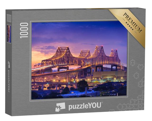 Puzzel 1000 stukjes „New Orleans, Louisiana, Crescent City Verbindingsbrug“