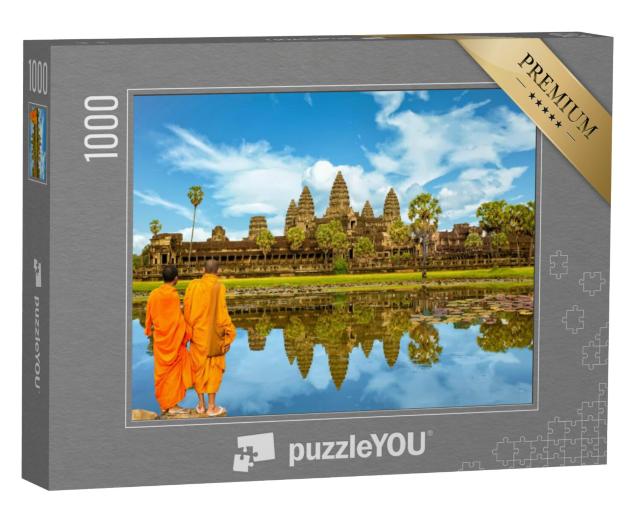 Puzzel 1000 stukjes „Angkor Wat: tempelcomplex en grootste religieuze monument ter wereld, Cambodja“