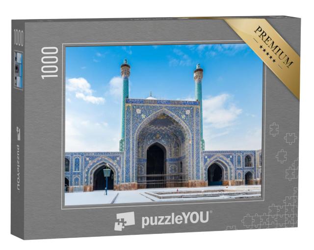 Puzzel 1000 stukjes „Binnenplaats van de Shah Moskee in Isfahan, Iran“