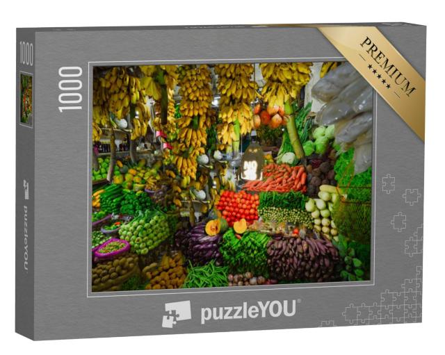 Puzzel 1000 stukjes „Vers fruit en verse groenten in Nurwara Eliya, Sri Lanka“