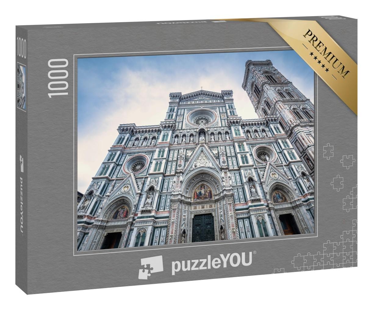 Puzzle 1000 Teile „Kathedrale Santa Maria del Fiore auf der Piazza del Duomo in Florenz“