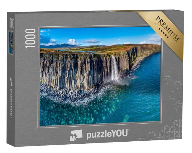 Puzzel 1000 stukjes „Kilt Rock waterval, eiland Skye, Schotland“