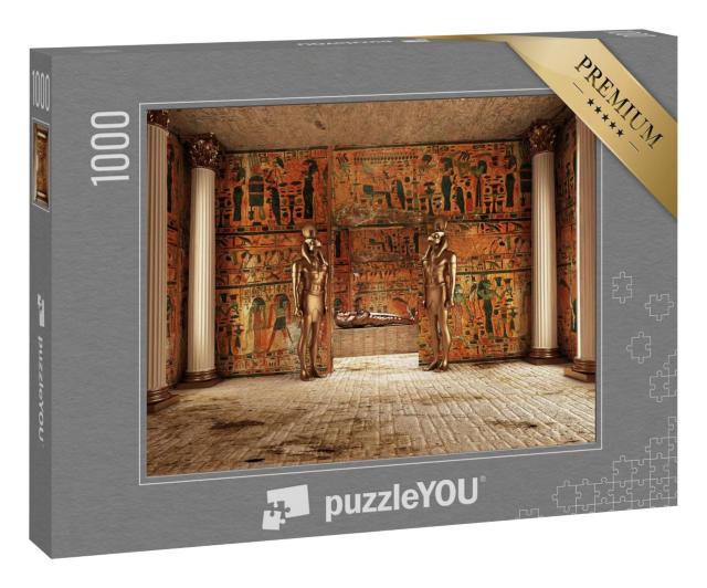 Puzzle 100 Teile „Das Pharaonengrab“
