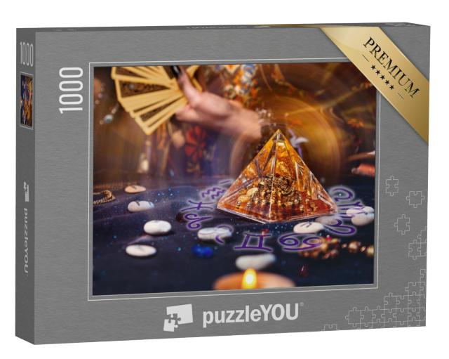 Puzzel 1000 stukjes „Magische glazen piramide“