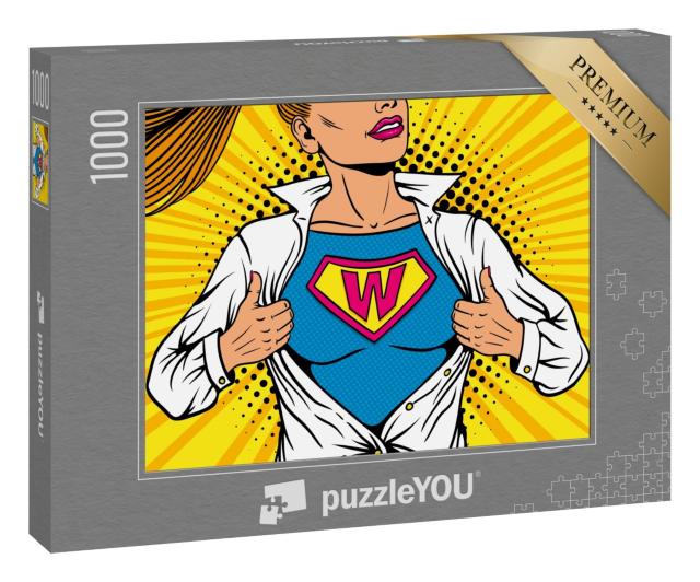Puzzle 1000 Teile „Pop-Art: weibliche Superhelden“
