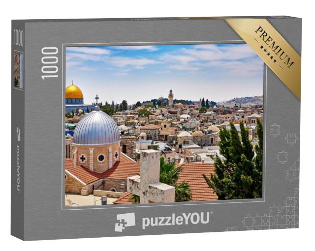 Puzzel 1000 stukjes „Prachtig uitzicht over Jeruzalem, Israël“