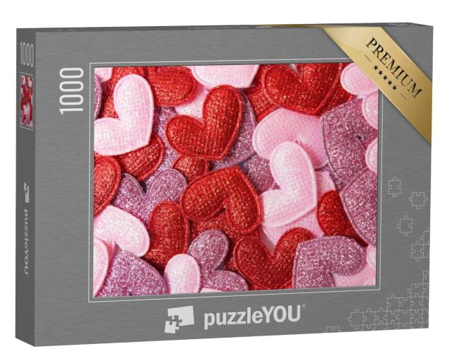 Puzzel 1000 stukjes „Harten voor Valentijnsdag“