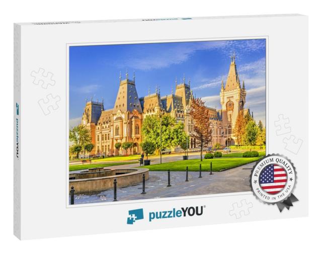Cultural Palace Iasi in Central Square in Iasi Town, Mold... Jigsaw Puzzle