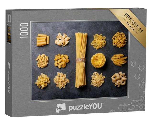 Puzzel 1000 stukjes „Heerlijke pastasoorten“