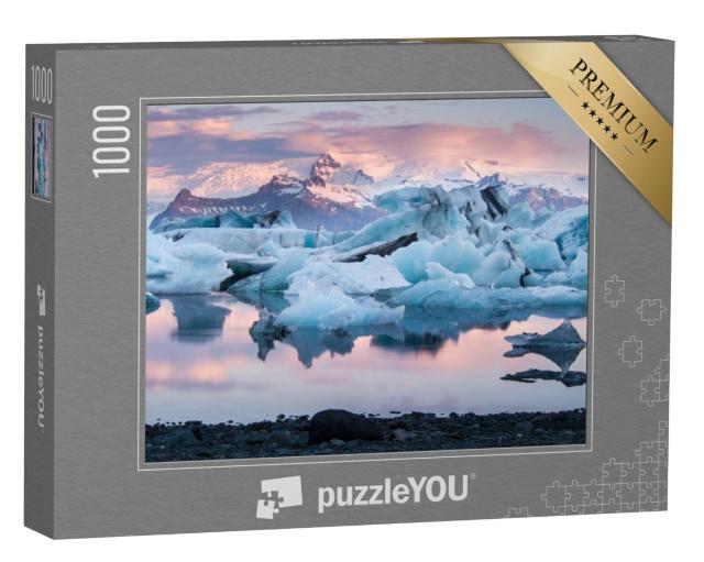 Puzzel 1000 stukjes „Jokulsarlon gletsjerlagune, IJsland“