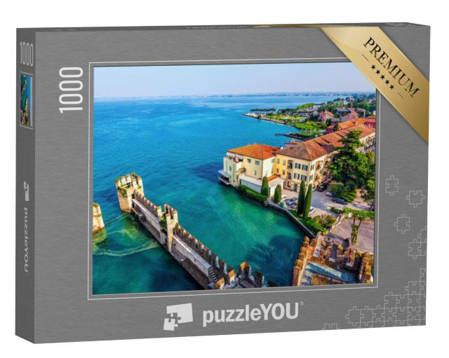 Puzzel 1000 stukjes „Sirmione aan het Gardameer, Italië“